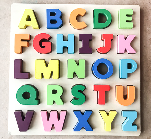 Ways to teach the alphabet abc puzzle