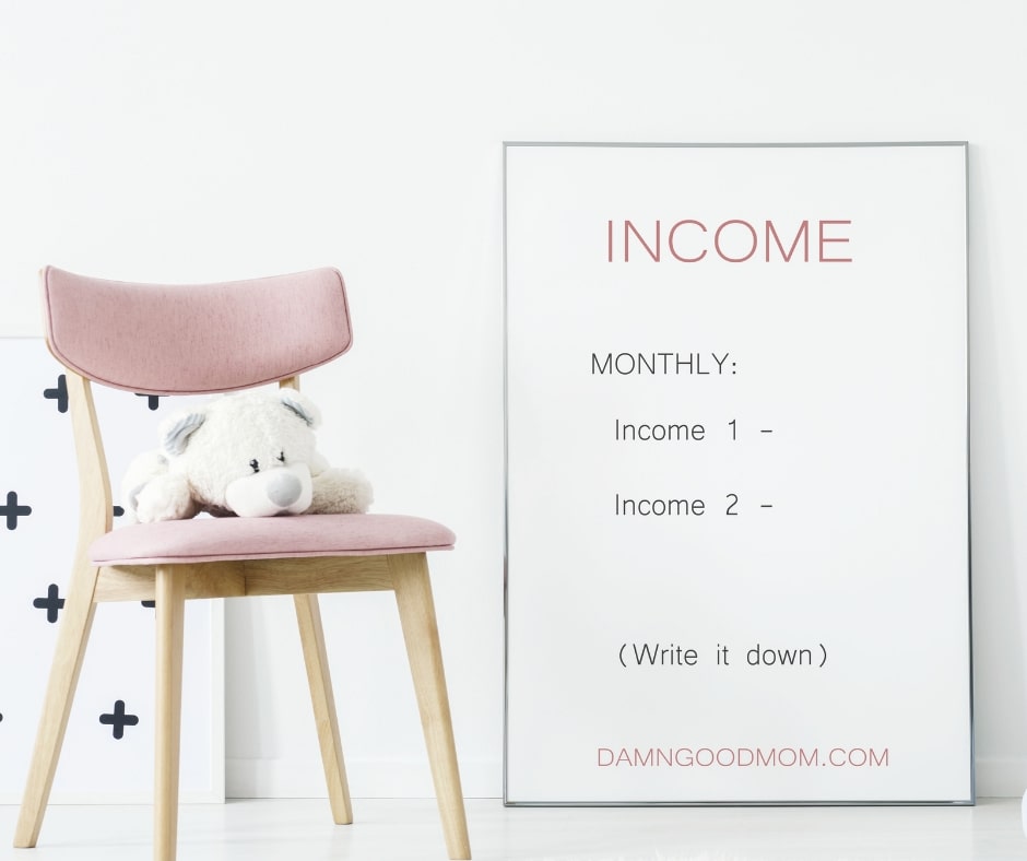 How to create a budget step 2 calculate income 