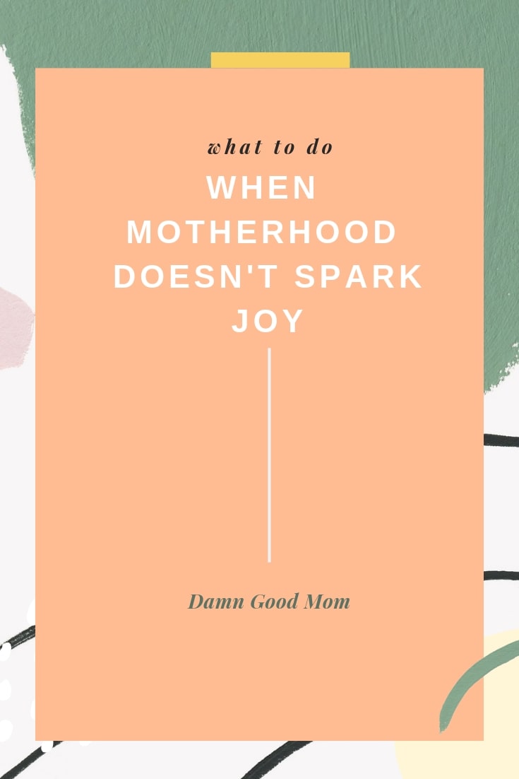 Sometimes it's difficult to find joy in motherhood, here are tips that can help.