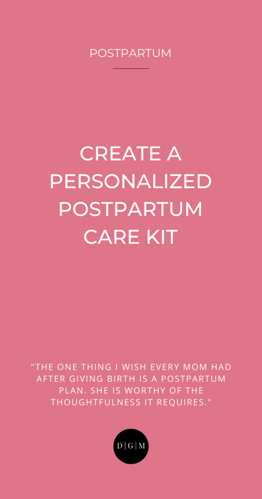 postpartum care kit, postpartum recovery