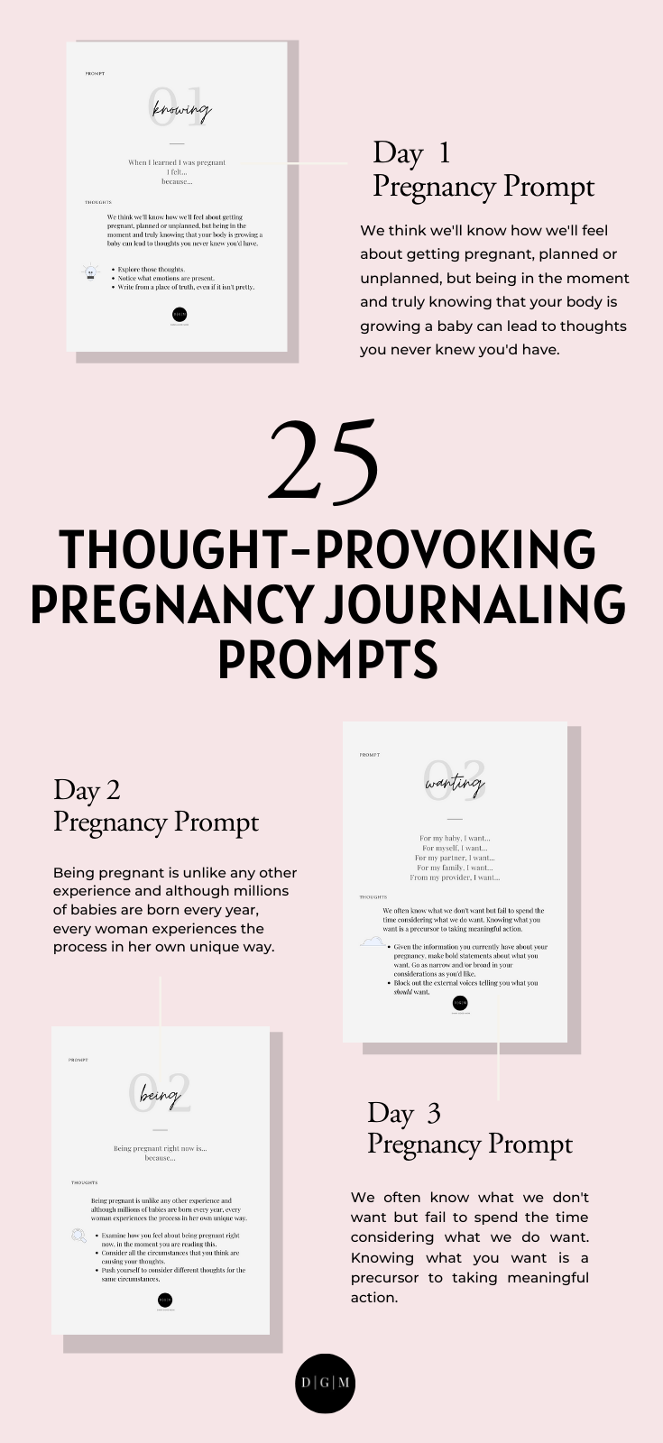 30 Mindful Pregnancy Journaling Prompts Damn Good Mom