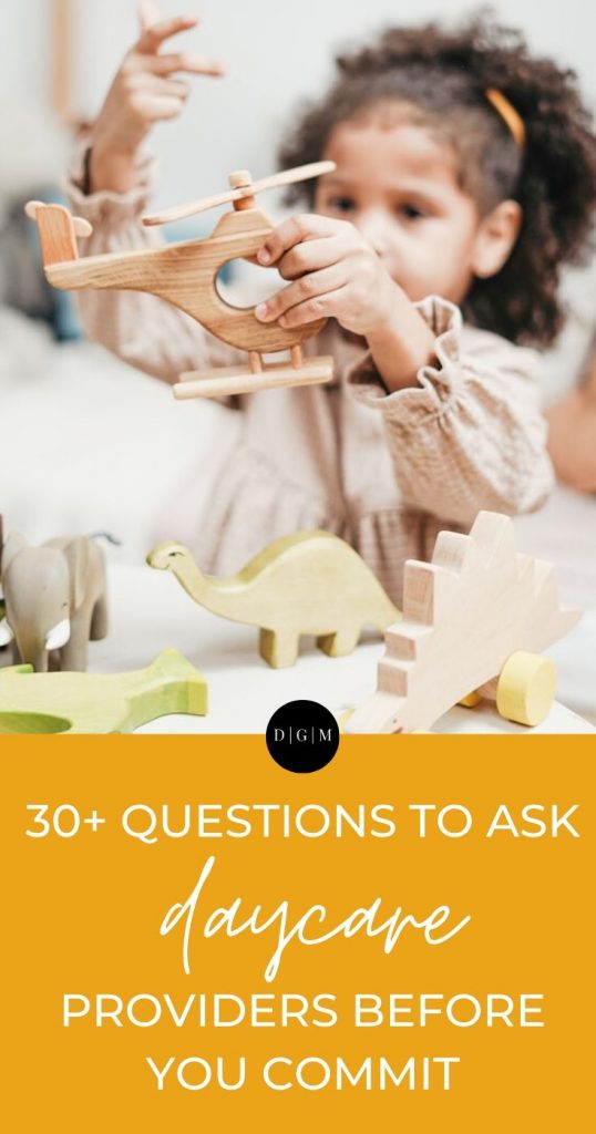 Questions to ask daycare providers