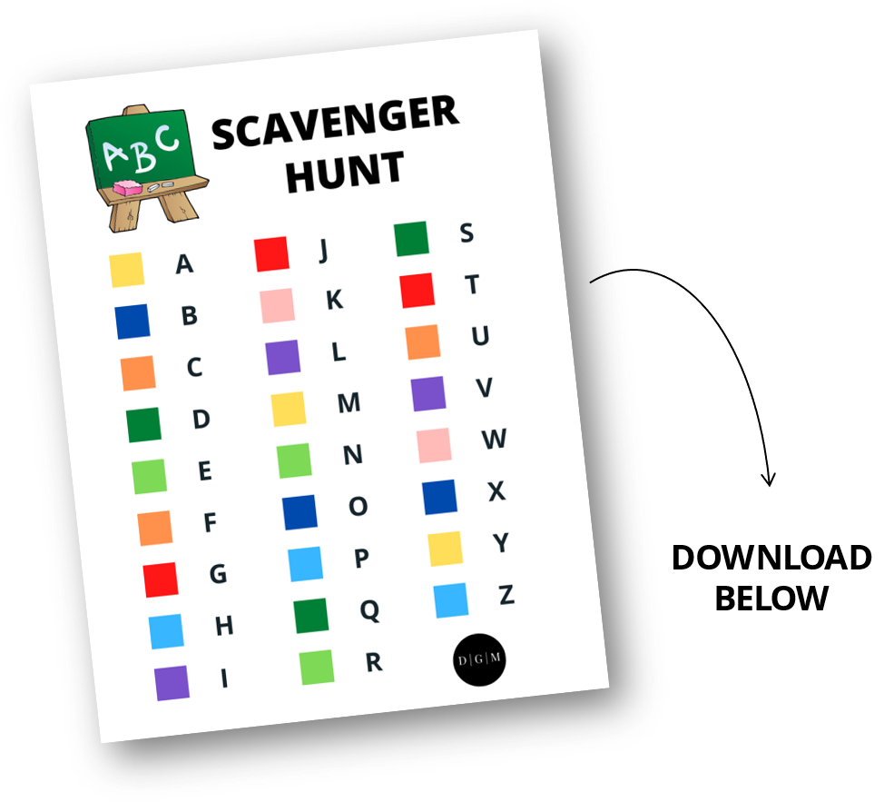 a free fun alphabet scavenger hunt for toddlers damn