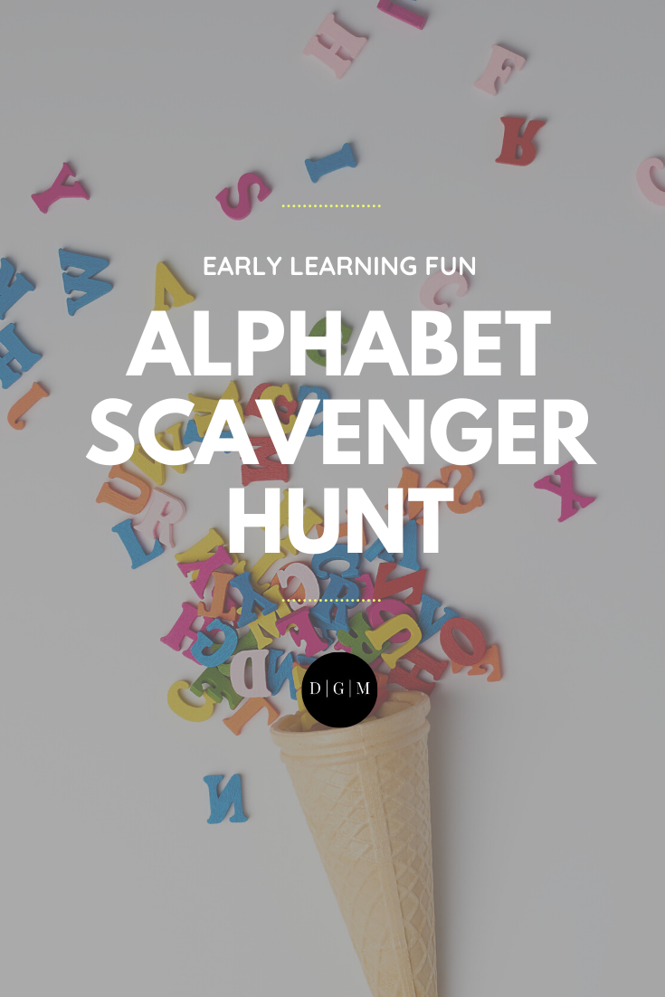 a free fun alphabet scavenger hunt for toddlers damn good mom