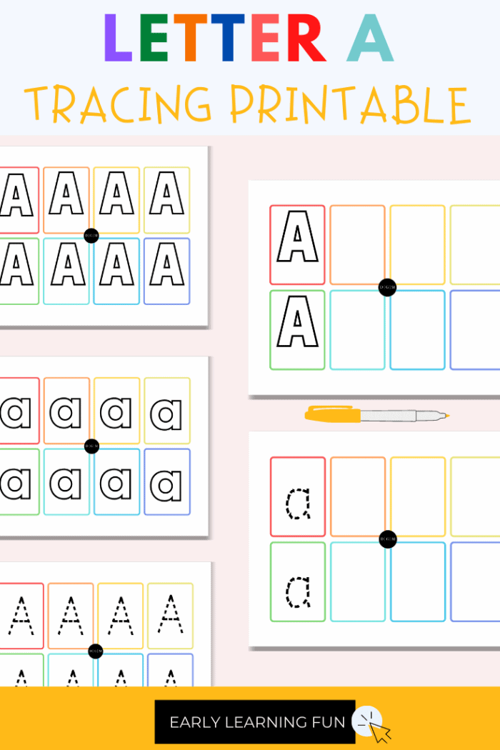 ABC Preschool/Kindergarten Letter Tracing Printables