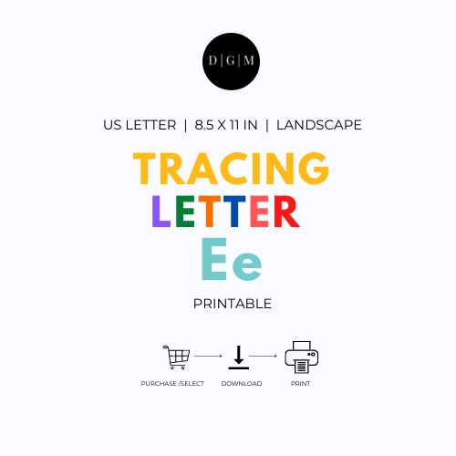 ABC Preschool/Kindergarten Letter Tracing Printables – Damn Good Mom