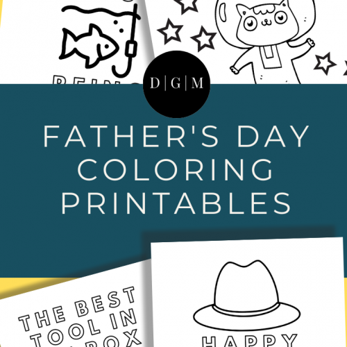 Free Father's Day Coloring Printable Pages