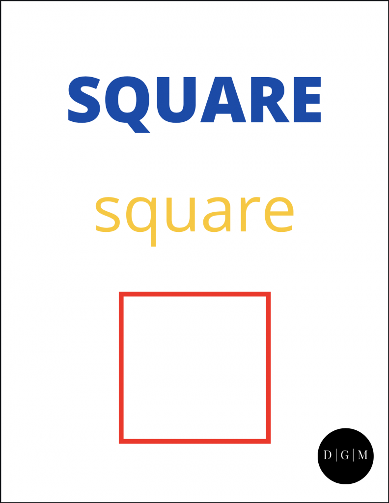 Helping Kids Learn Square Shape