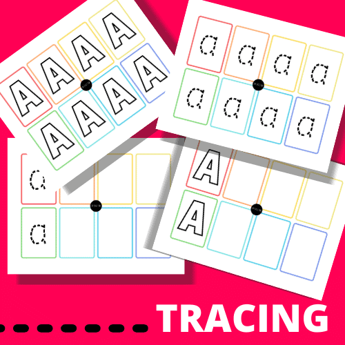 Letter A Tracing Worksheets preschool and kindergarten